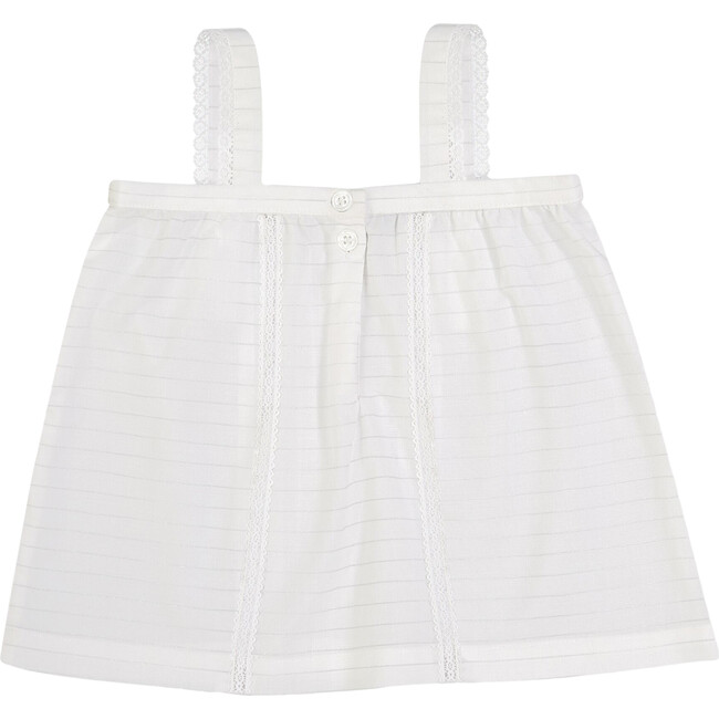 Josephine Blouse, Silver Stripes - Blouses - 1