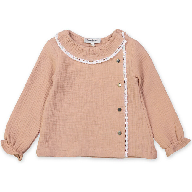 Esther Blouse, Eglantine Pink - Blouses - 1