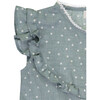 Claudette Blouse, Celadon Stars - Blouses - 2