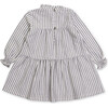 Elisabeth Dress, Grey Stripes - Dresses - 3