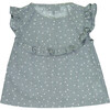 Claudette Blouse, Celadon Stars - Blouses - 3