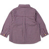 Aristide Shirt, Burgundy Gingham - Shirts - 3