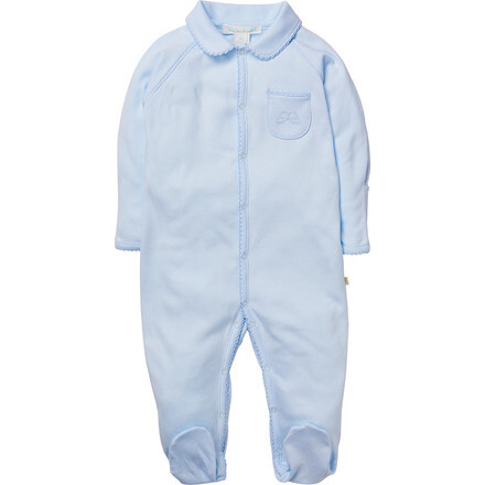 Angel Wing Sleepsuit With Mittens in Blue