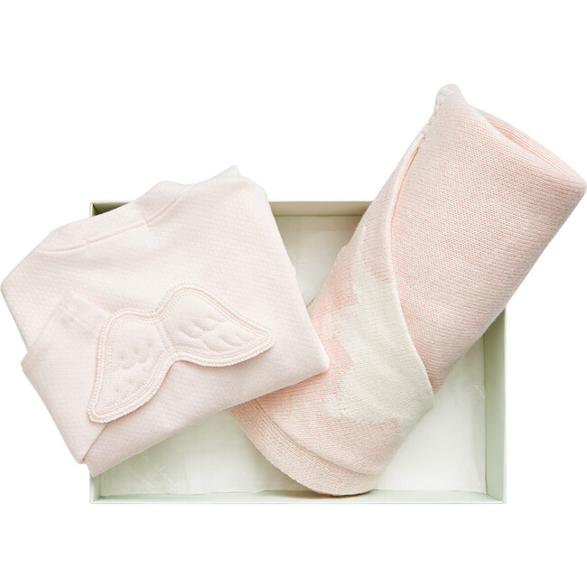 Wing and Crown Gift Set in Pink