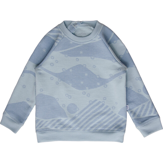 Mountain Sweatshirt, Blue Dawn - Sweaters - 1
