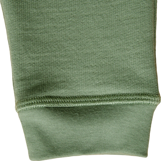 Joggers with Embroidery, Oil Green - Sweatpants - 3