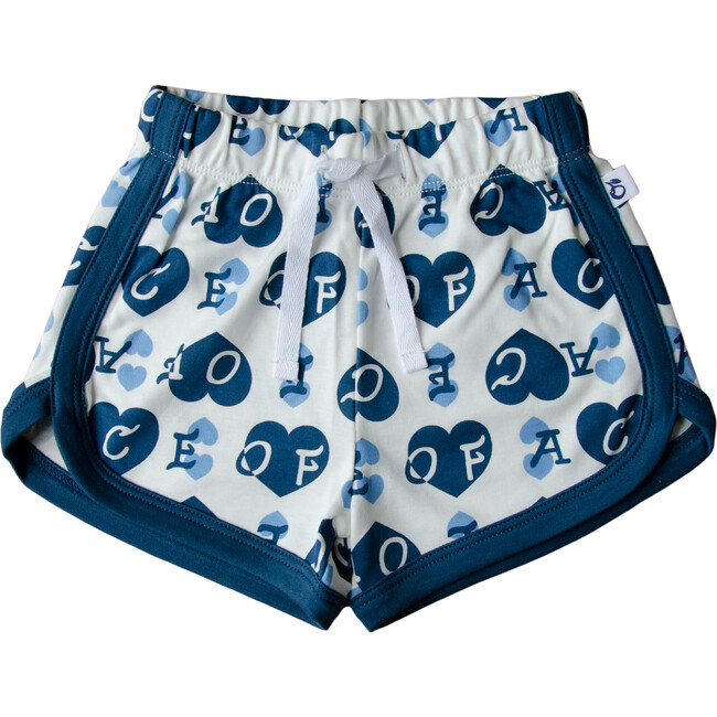 Ace of Hearts Shorts, Blue - Shorts - 1