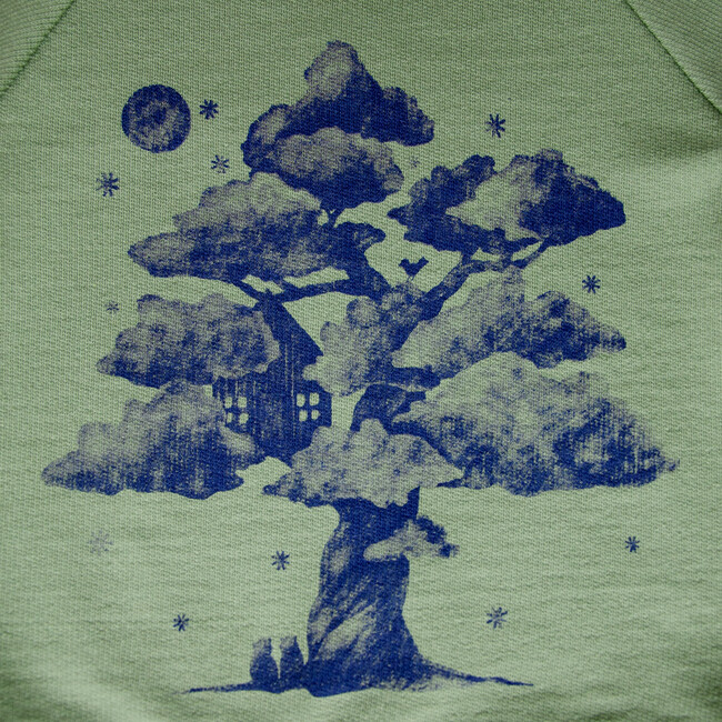 Dream Tree Jumper, Oil Green - Sweaters - 4