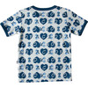 Ace of Hearts Ringer Tee, Blue - Tees - 2