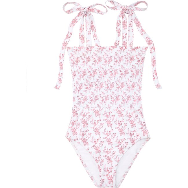 Women's Nantucket Floral Smocked One Piece - One Pieces - 1