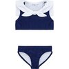 Girl's Navy White Sailor Bikini - Two Pieces - 1 - thumbnail