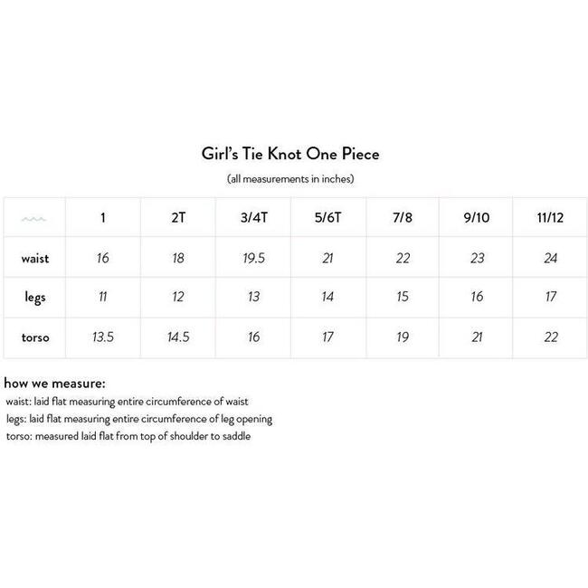 Girl's Sunwashed Plaid Tie Knot One Piece - One Pieces - 5