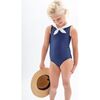 Girl's Navy White Sailor One Piece - One Pieces - 3
