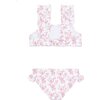 Girl's Nantucket Floral Ruffle Strap Bikini - Two Pieces - 5