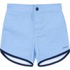 Boy's Mulberry Blue Dot Sun Short - Swim Trunks - 1 - thumbnail