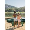 Boy's Sunwashed Plaid Boardie - Swim Trunks - 3
