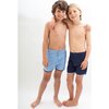 Boy's Mulberry Blue Dot Sun Short - Swim Trunks - 3