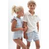 Boy's Sunwashed Plaid Boardie - Swim Trunks - 4