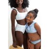 Girl's Mulberry Blue Dot Sailor Bikini - Two Pieces - 4