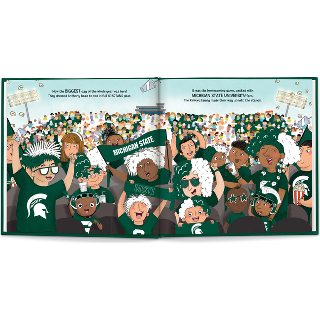 Biggest Fan! Michigan State, Dark Skin Tone - Books - 2