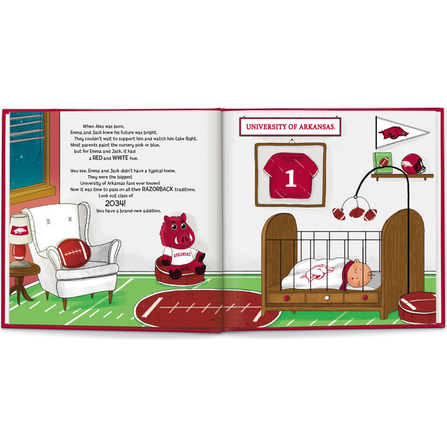 Biggest Fan! University of Arkansas, Medium Skin Tone - Books - 2
