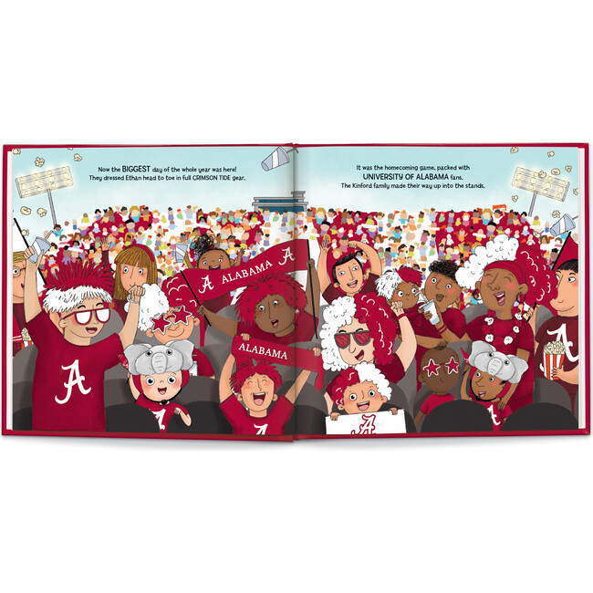 Biggest Fan! University of Alabama, Dark Skin Tone - Books - 2