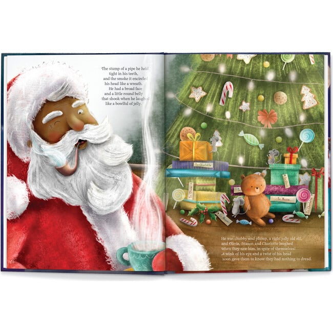 Our Family Night Before Christmas, Dark Skin Santa - Books - 3