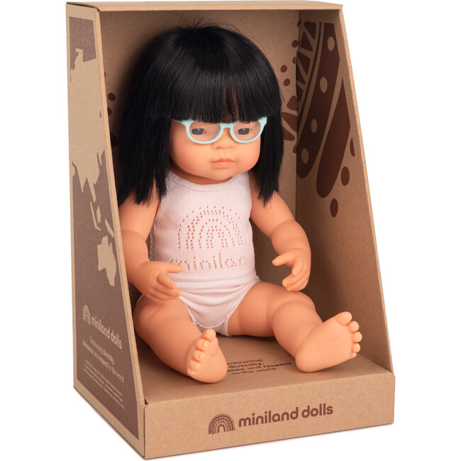 Baby Doll, Asian Girl with Glasses