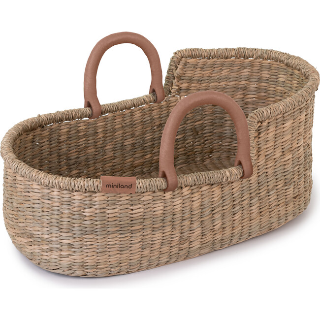 Seaweed Doll Moses Basket - Doll Accessories - 1
