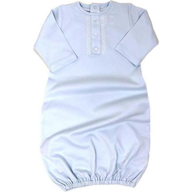 Layette Gown, Light Blue