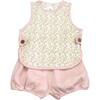 Garden Floral Apron Set, Pink Multi - Mixed Apparel Set - 1 - thumbnail