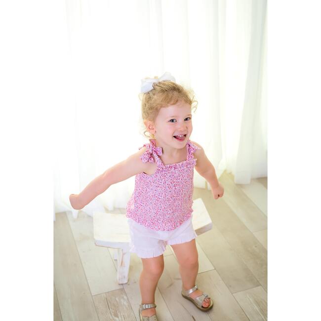 Ruffle Floral Set, Pink Multi