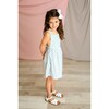 Blue Floral Pinafore Dress, Blue Multi - Dresses - 2