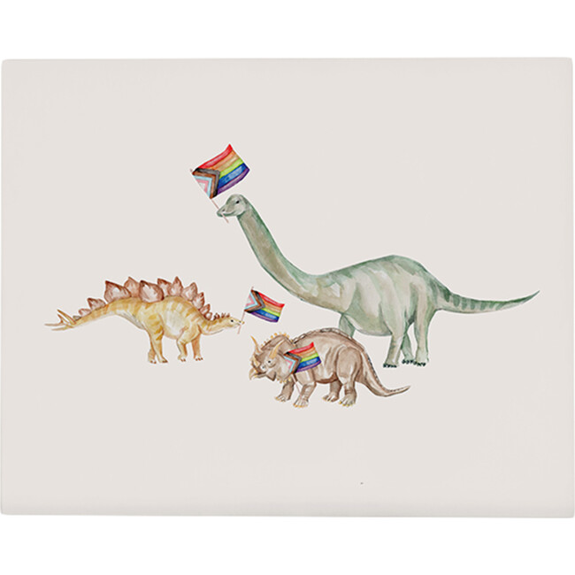 Dino Pride Art Print, Unframed