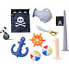 Water Fun Pirate Boat Inflatable Sprinkler Play Center with Pump - Pool Toys - 4