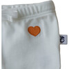 Heart Pants, White - Pants - 3