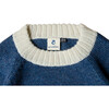Knitted Baby Alpaca Sweater, Moonlight Blue - Sweaters - 4