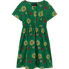 Dolphin Dress, Green Flowers - Dresses - 1 - thumbnail