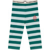 Eagle Leggings, Blue Stripes - Leggings - 1 - thumbnail