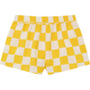 Puppy Swimsuit, Yellow Check - Swim Trunks - 4