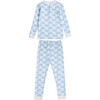 MC Cloud Print Pyjama in Blue - Pajamas - 1 - thumbnail