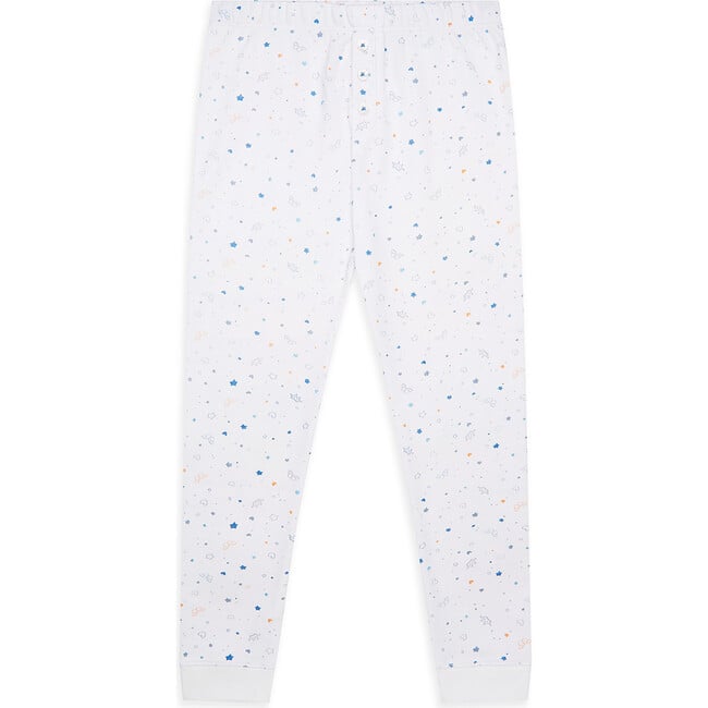 Star & Crown Print Pyjama in Blue - Pajamas - 5