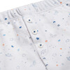 Star & Crown Print Pyjama in Blue - Pajamas - 6