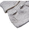 Angel Wing Knitted Booties in Grey - Booties - 2 - thumbnail