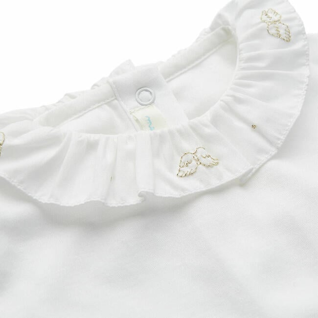 Angel Wing Ruffle Collar Onesie - Onesies - 3