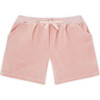 Angel Wing Velour Shorts in Pink - Shorts - 1 - thumbnail