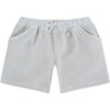 Angel Wing Velour Shorts in Grey - Shorts - 1 - thumbnail