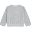 Angel Wing Velour Sweatshirt in Grey - Sweatshirts - 4 - thumbnail