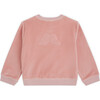 Angel Wing Velour Sweatshirt in Pink - Sweatshirts - 4