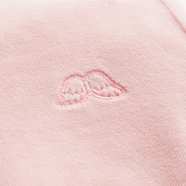 Angel Wing Velour Sweatshirt in Pink - Sweatshirts - 5